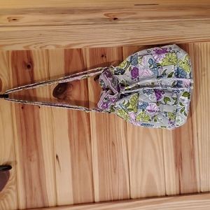 Vera Bradley Drawstring Crossbody Bucket Handbag